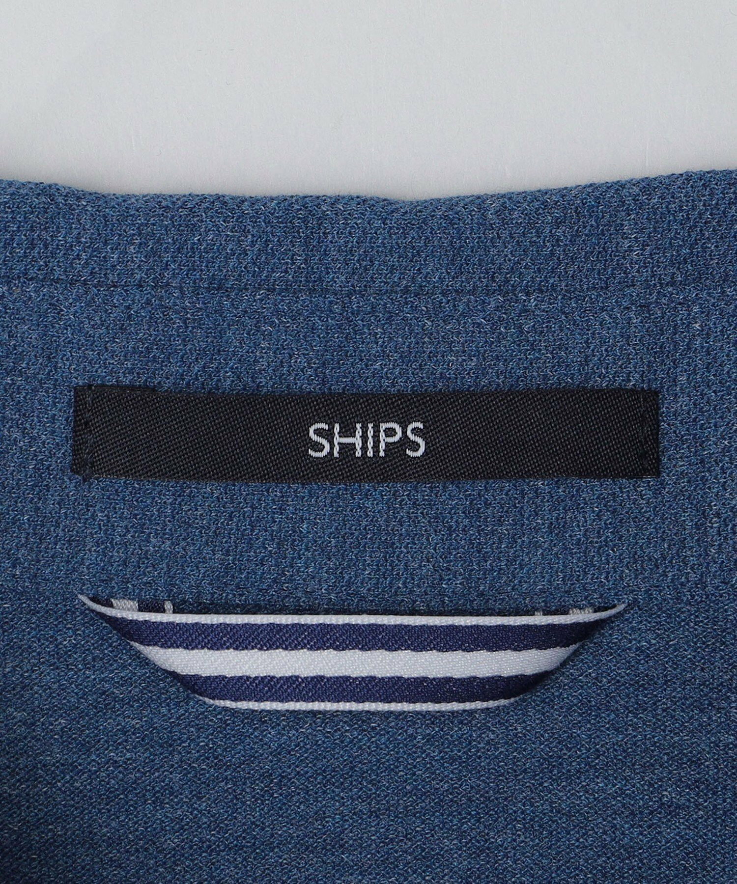 *SHIPS: 吸水速乾・UVケア Drymix(R) ワンポイント ロゴ ボタンダウン ポロシャツ